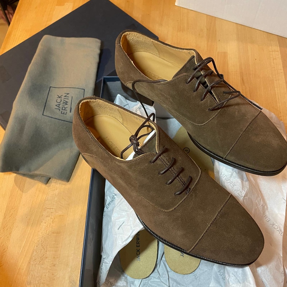 Jack Erwin "Joe" Cap-Toe Oxford - Made in Spain - NWT
